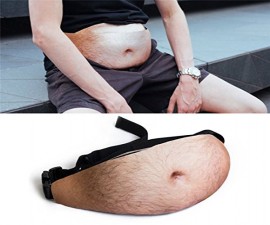 Fake Belly Fanny Bag