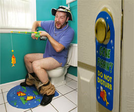 Toilet Fishing Set